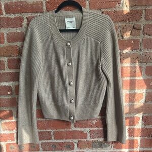 Abercrombie Button-Up Cardigan with Pearl Buttons